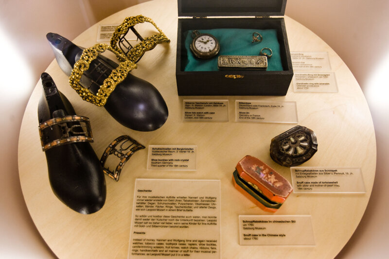 Ausstellungsstücke des Mozarteum