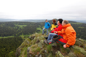 Wanderer am Rennsteig