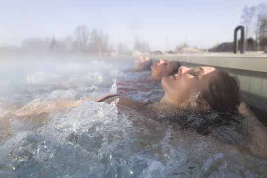 Außenbecken-Wasserwelt c Siebenquell GesundZeitResort