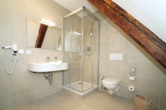 Badezimmer mit Dusche