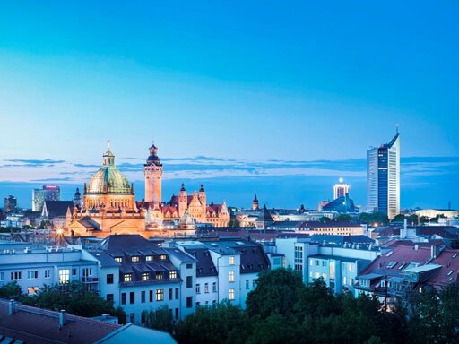 Bach-Museum Leipzig – Blick auf die Stadt Leipzig