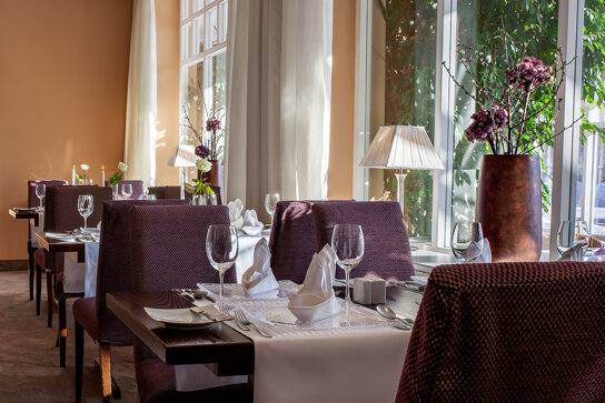 gedeckter Tisch im Restaurant