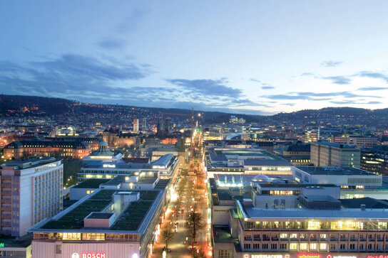 Königstraße und Hindenburgbau c Stuttgart- Marketing GmbH