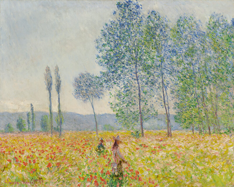 Unter den Pappeln, Claude Monet