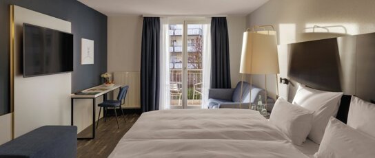 Doppelzimmer Hotel the YARD