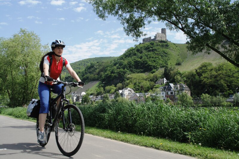 Moselradweg an der Mosel