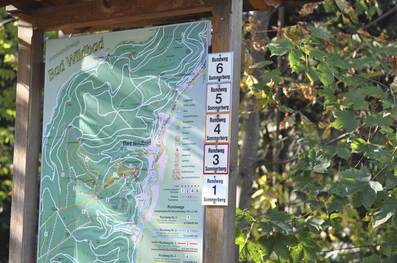 Wanderkarte Bad Wildbad