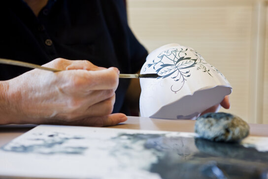 MEISSEN Manufaktur Schauwerkstatt Unterglasurmalerei