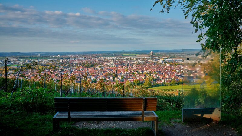 Kurzurlaub in Fellbach – Stadtansicht mit Fachwerkhäusern