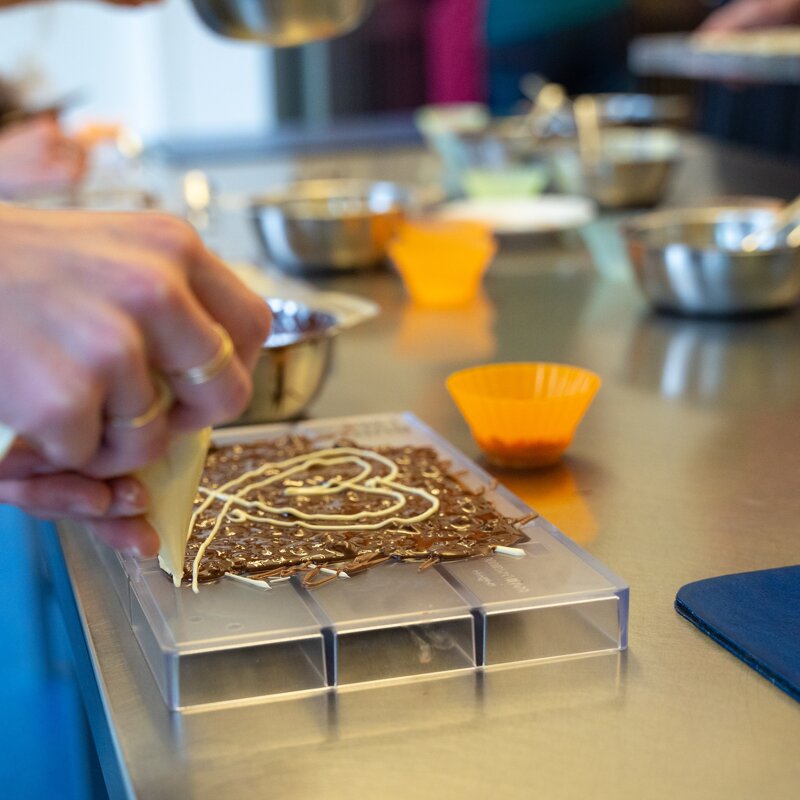 Ritter Sport Ausstellung , eigene Schokolade