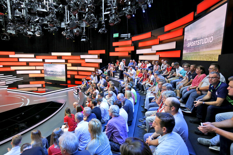Das aktuelle Sportstudio im ZDF-Sendezentrum Mainz
