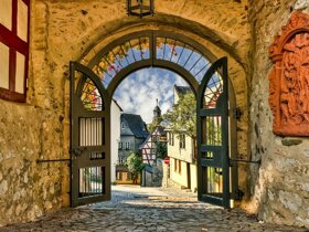 Limburg Blick vom Museumshof in die Altstadtjpg