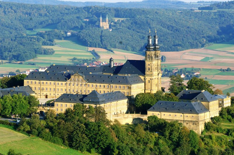 Kloster Banz aus der Vogelperspektive