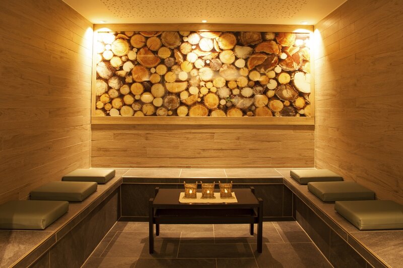 Massageliegen im Berg & Spa Hotel Gabelbach