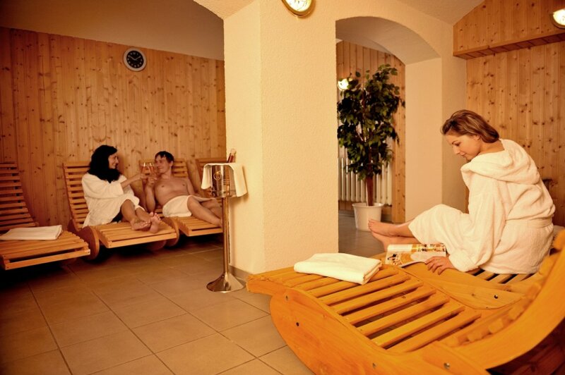 Sauna und Wellnessbereich