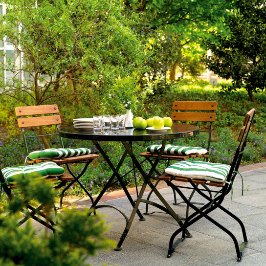 Sitzecke auf der Terrasse