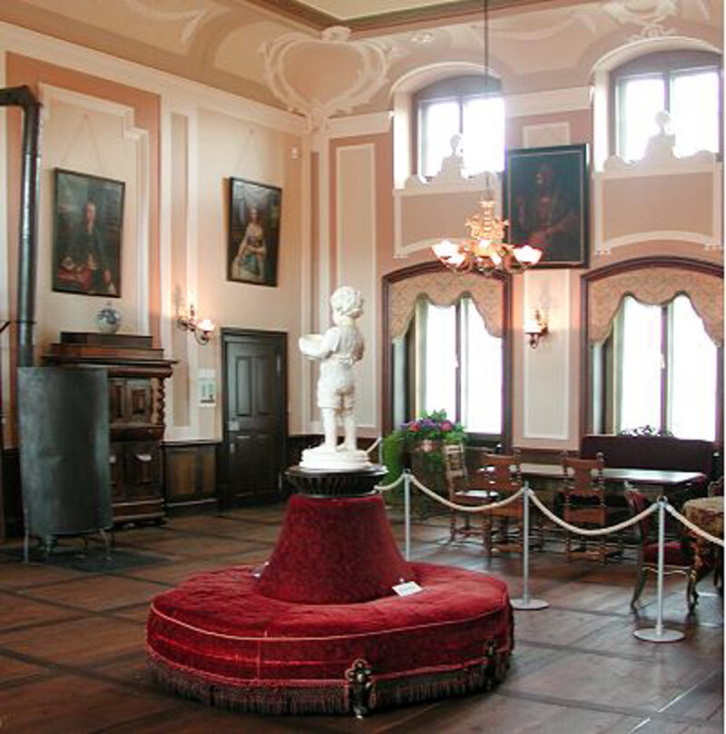 Innenansicht Bismarck-Museum Bad Kissingen – historische Ausstellungsräume