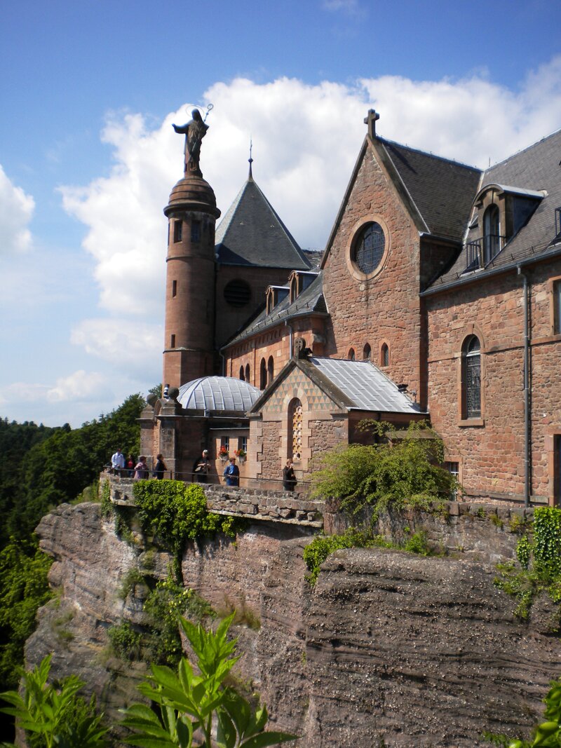 Kloster Odilienberg (Mont Sainte-Odile) – Wallfahrtsort über dem Elsass