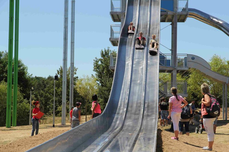 große Rutsche im Sonnenlandpark Lichtenau