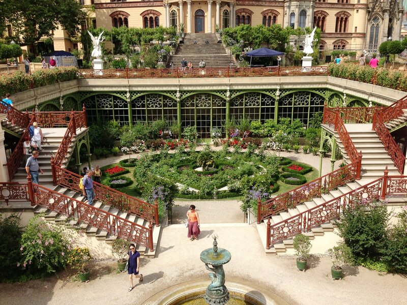 Treppen der Orangerie