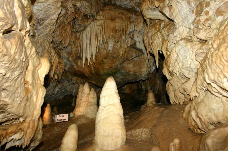 Tropfsteingebilde in der Binghöhle
