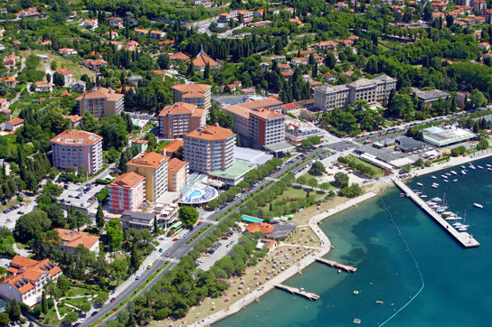 Portoroz Lifeclass Hotels von oben