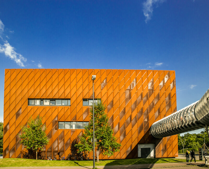 Die SchauBox des Universum Science Centers in Bremen Außenansicht