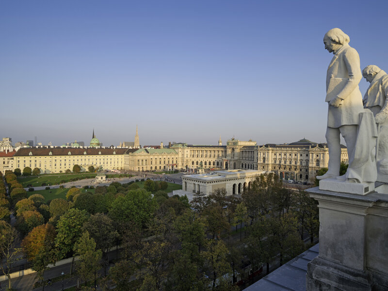 Blick auf die Hochburg, Wien