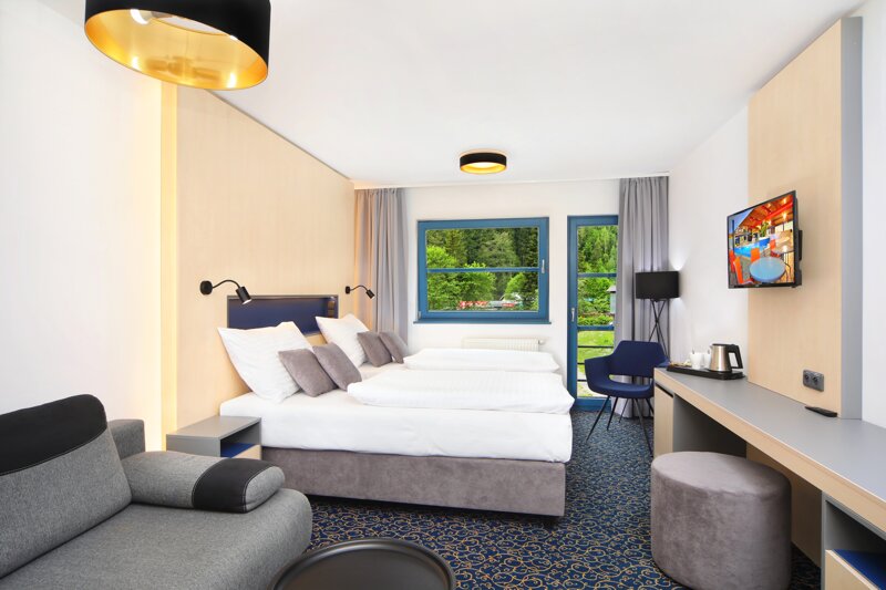 modernes Doppelzimmer