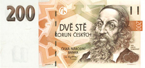 200 Kronen Schein Tschechien