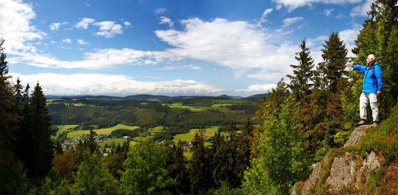 Sommer-Panorama Kahler Asten Sauerland