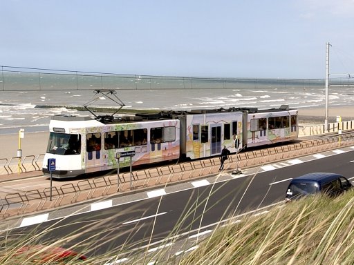 Per Straßenbahn zum Strand, wo gibt`s denn das?