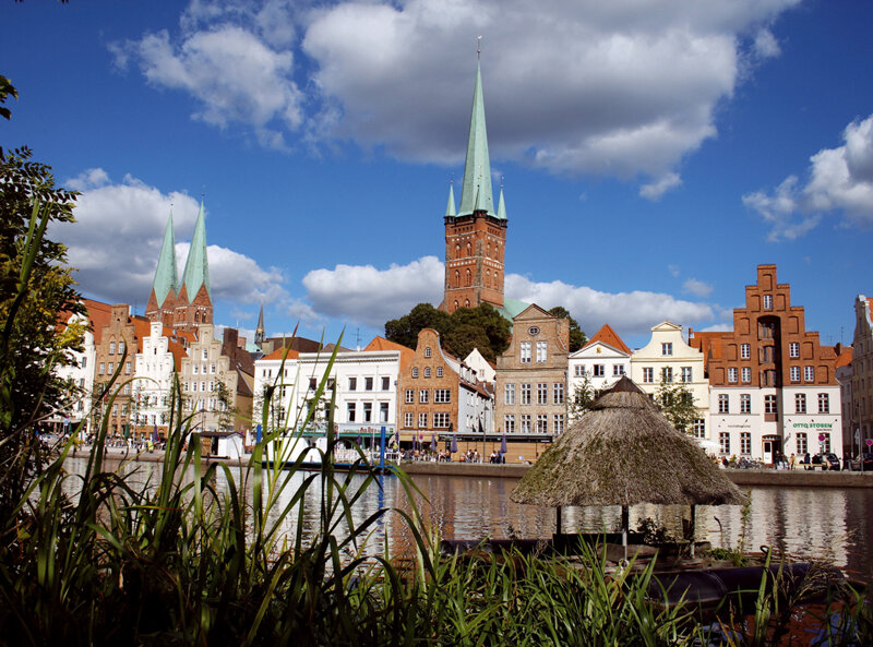 Malerische Altstadt von Lübeck – UNESCO-Welterbe und Hansestadt
