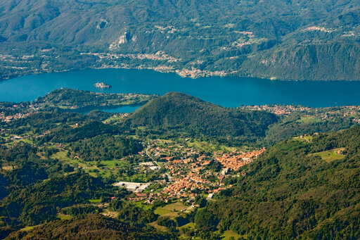 Lago d' Orta (Italien)