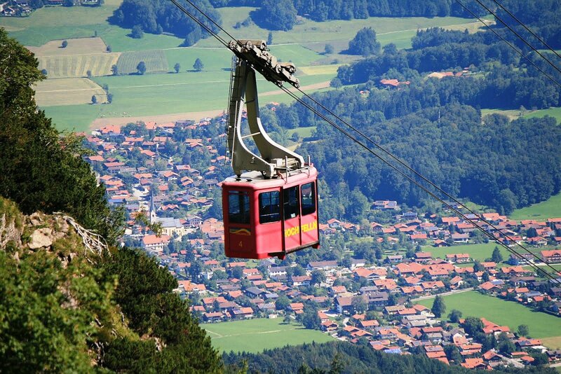 Seilbahn ins Bergpanorama Chiemgau Tourismus e.V.