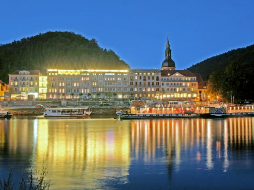 Luxushotel, Traumtherme und die Elbe ganz nah