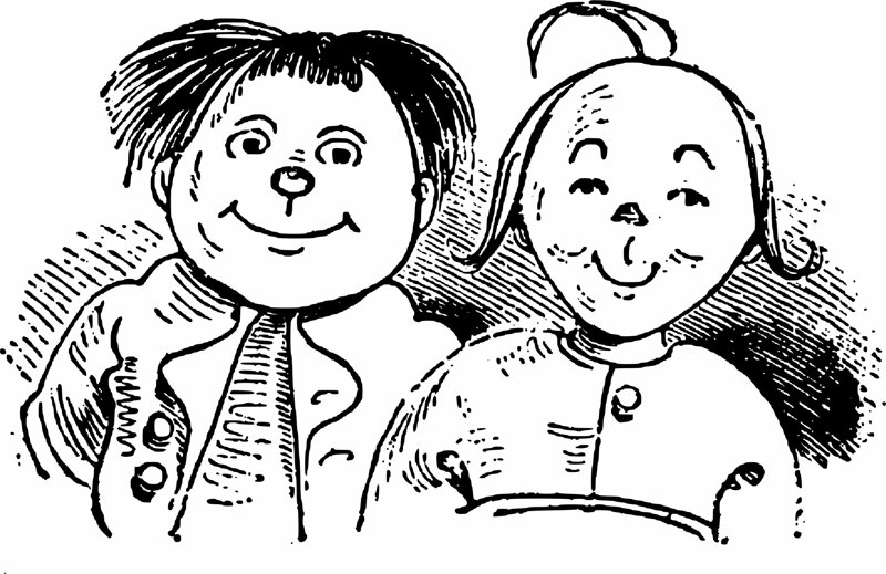 Zeichnung Max und Moritz