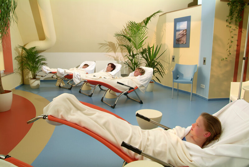 Ruheraum im Wellnessbereich