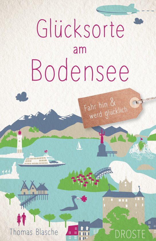 Buchcover Glücksorte am Bodensee