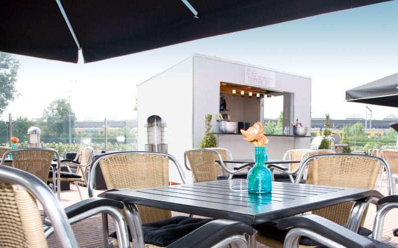 Amsterdam WestCord Art Hotel 3 Terrasse Aussen