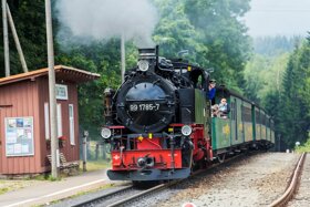 Fichtelbergbahn in Kretscham Foto TVE B.März