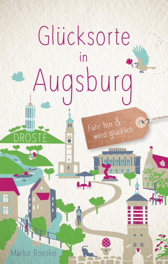 Buchcover Glücksorte in Augsburg