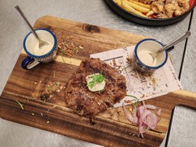 restaurant fleisch gericht