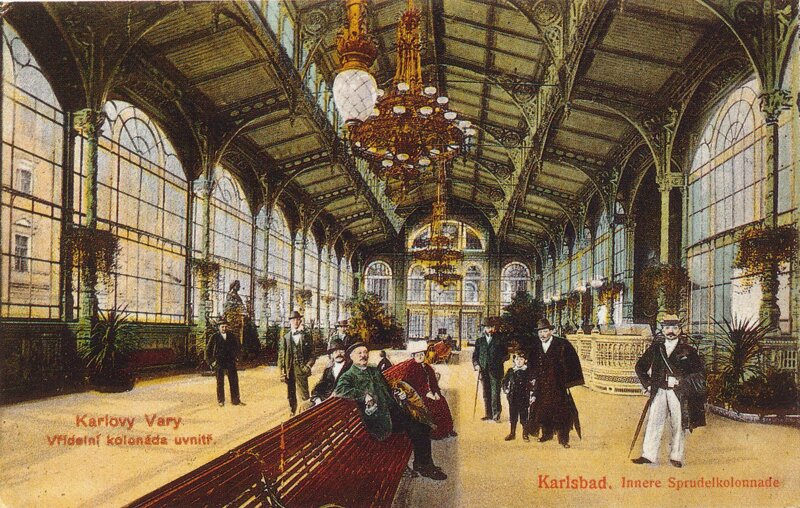 Alte Sprudelkolonnade Karlsbad – historische Kurarchitektur