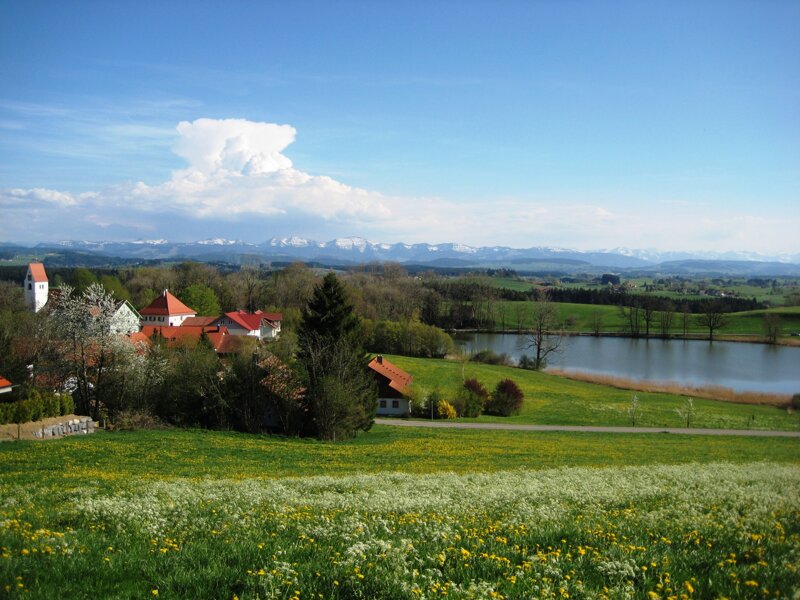 Panoramablick Oberschwaben