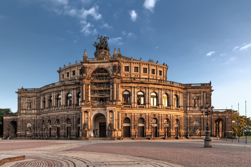 Semperoper in Dresden von außen