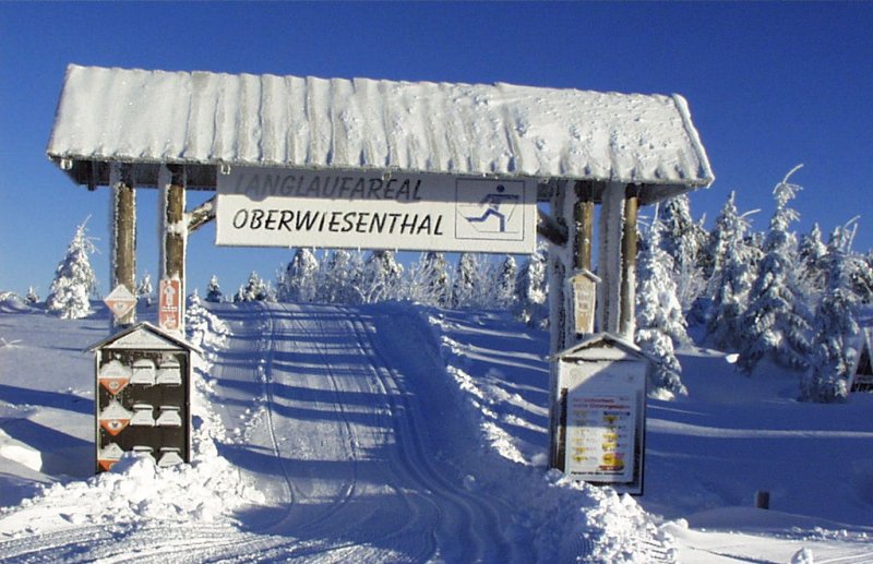 Loipentor Oberwiesenthal