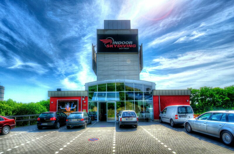 Indoor Skydiving Bottrop Aussenansicht