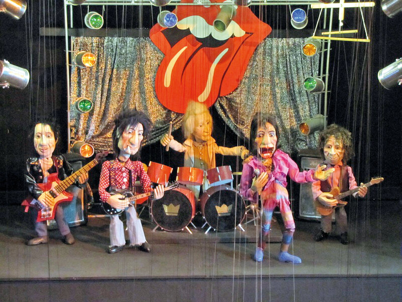 Rolling Stones Marionetten der Augsburger Puppenkiste