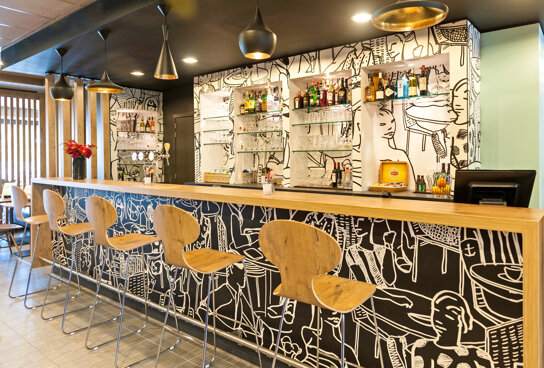 Hotelbar im ibis De Haan